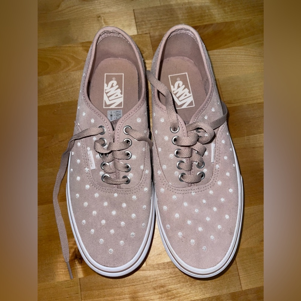 VANS Authentic Platform 2.0 Suede Polka Dot